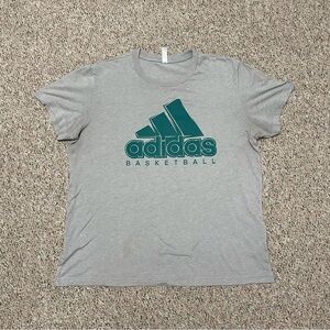 Adidas Basketball Men's Medium ClimaLite Short Sleeve Athletic Graphic Tee XL